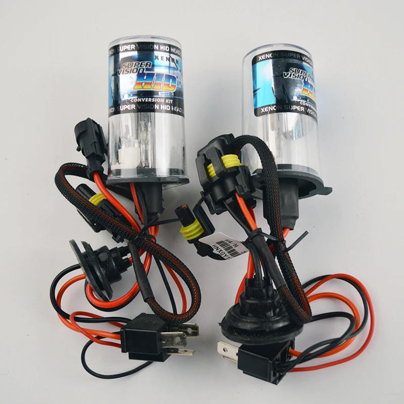 Hippcron 2 штуки H4/ч Ксеноновые галогенные лампы HID 24V 35 W/50 W AC автомобиля H4 Hi/короче