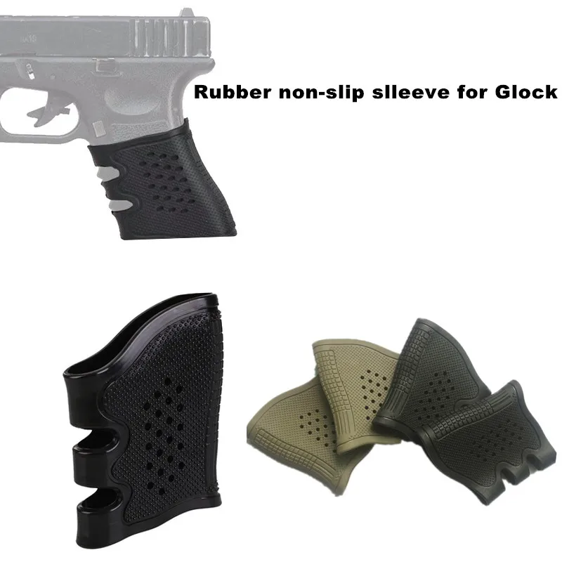Тактический пистолет Glock резиновый чехол противоскользящий для стрейч Glock 17 19 20 21 22 31 32 M4 AR15 страйкбол кобура