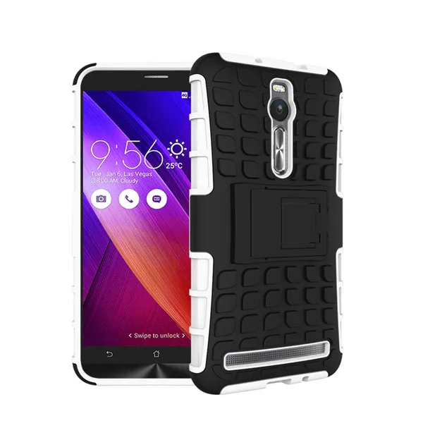 Чехол для Asus ZenFone 2 ZE551ML, защитный чехол 5,5 дюйма, противоударный чехол Etui Для Zenfone 2 ZE550ML, чехол для смартфона - Цвет: white