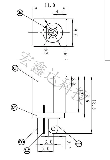 10 шт./лот DC 012 разъем питания 5 2 1 мм 180 фута|connector dc|connector powerconnector socket |