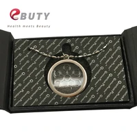 ebuty bio quantum pendant transparent glass necklace pendants heath care fashion jewelry stock hot selling 50pcs dhlems free