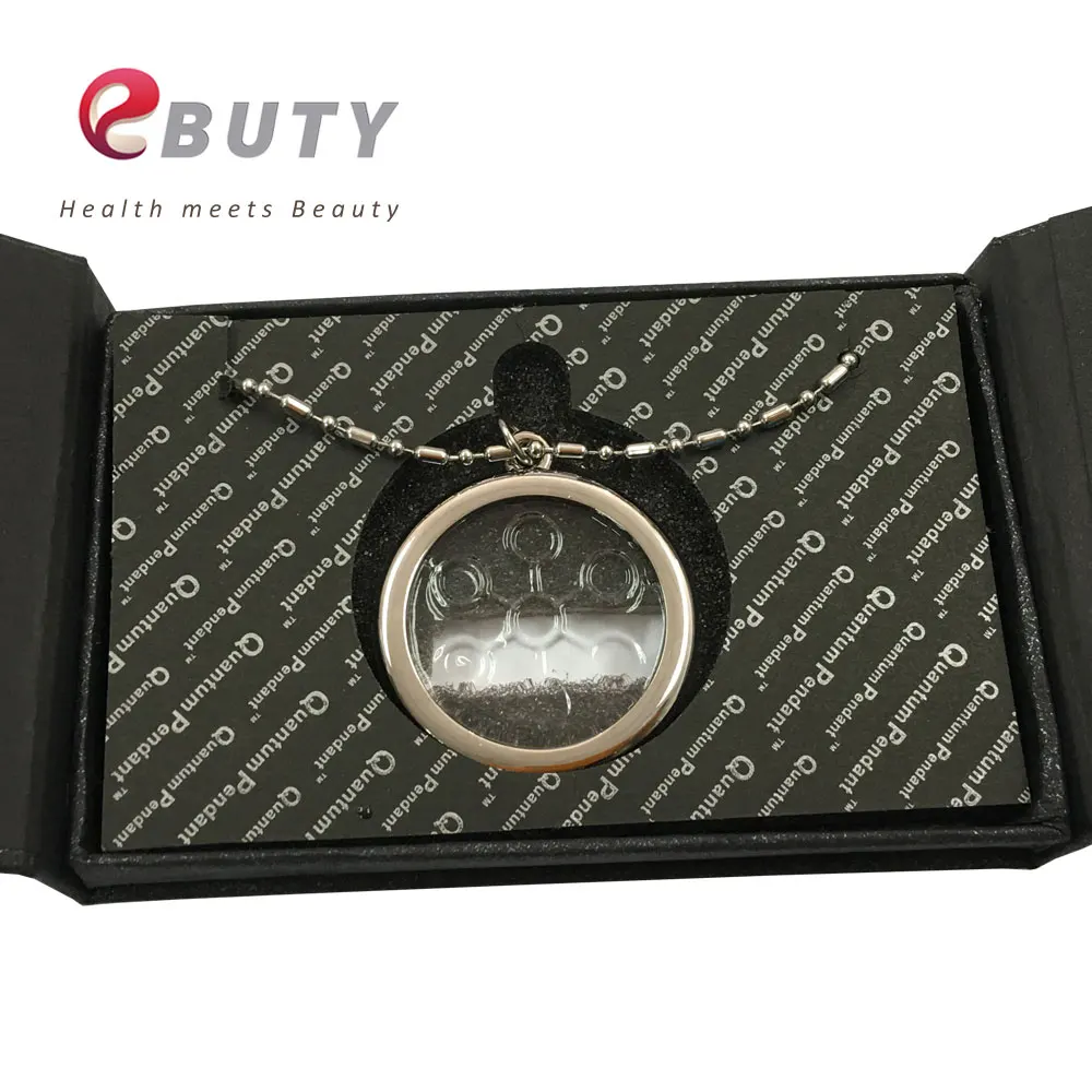 EBUTY Био Квантовая подвеска прозрачная стеклянная ожерелье оздоровительные