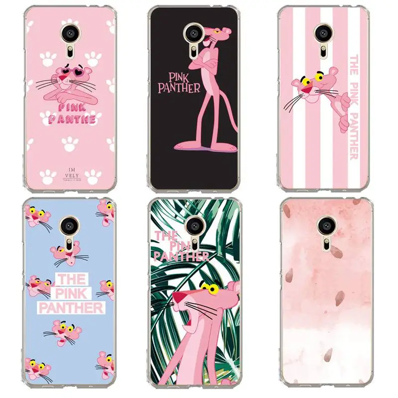 Feather Soft Clear TPU Phone Case For meilan MX6 pro6 U20 U10 A5 M5 M5S E E2 Printed Coque Pink Panther Cute Cover Free Shipping | Мобильные