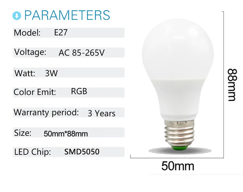 E27 E14 светодиодный 16 Цвет Изменение RGB магический светильник лампа 85-265V 110V 120V 220V RGB светодиодный светильник Точечный светильник+ ИК-пульт дистанционного управления Управление