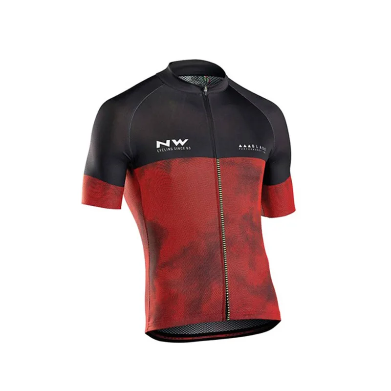 Мужской комплект спортивной одежды NW из Джерси с коротким рукавом и гелевыми