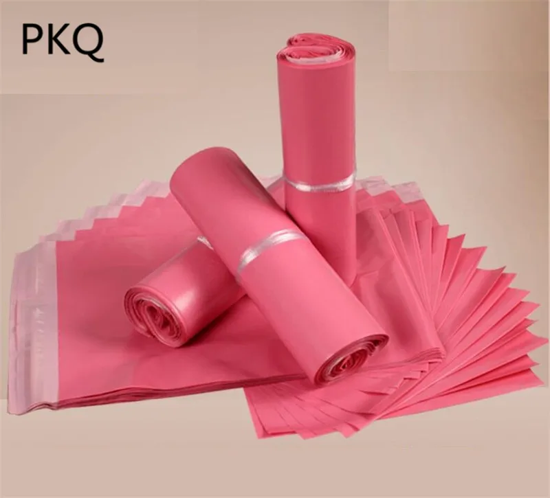 100 шт. Самоклеющиеся пластиковые почтовые пакеты Экспресс водонепроницаемые