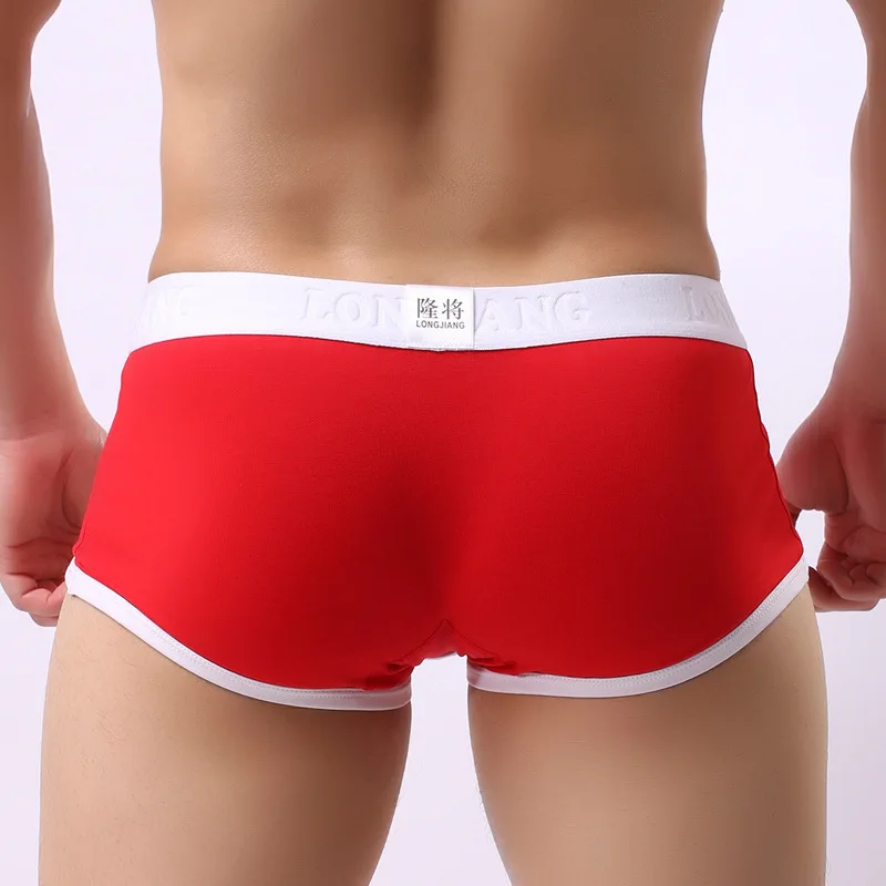 Взрывные модели дышащие хлопковые мужские трусы Boyshort U выпуклые Мужское нижнее