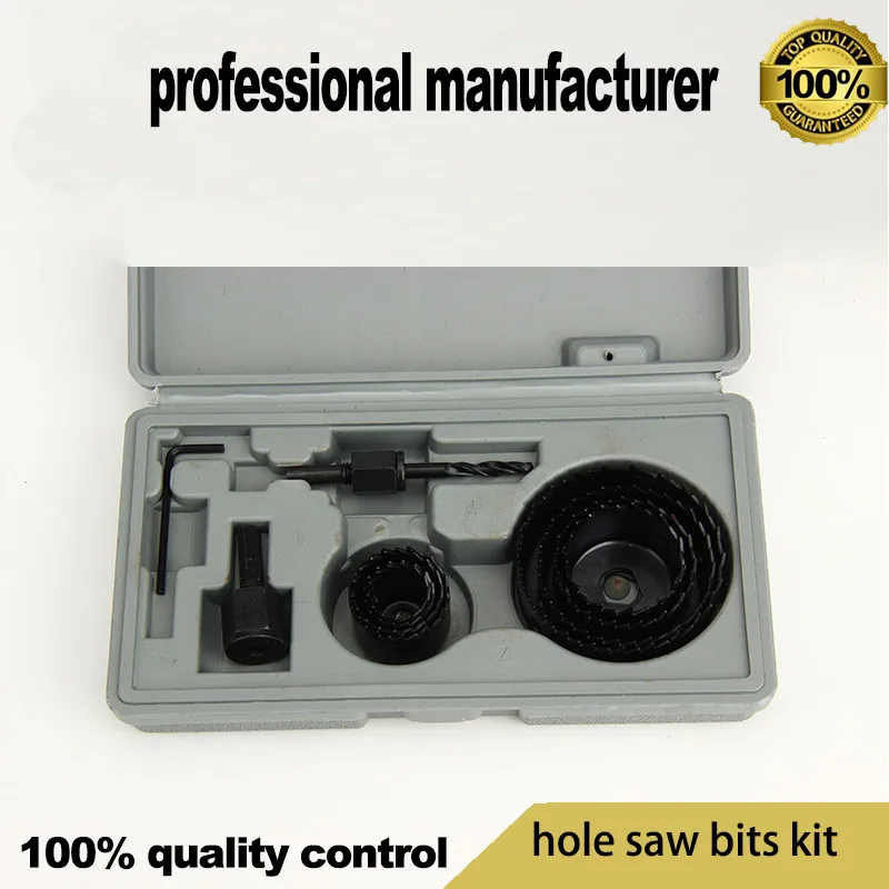 

hole saw bits kit Woodworking hole set 8PC plasterboard lamp hole reaming tool Thin wood board plastic hole reamer