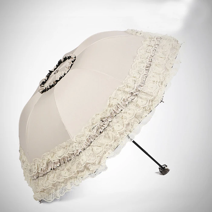 Новый женский кружевной зонт с защитой от дождя и солнца милый принцессы