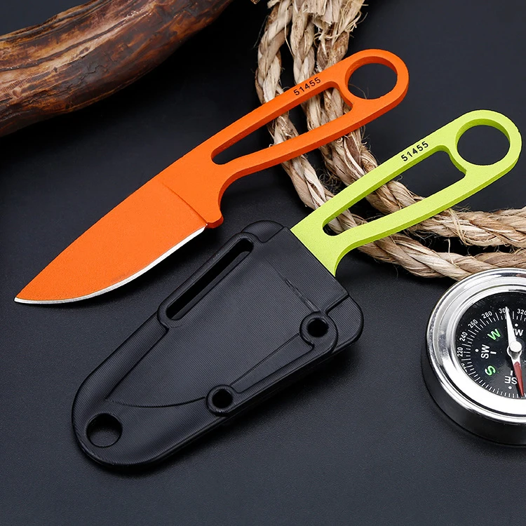 

New small fixed blade straight knife protable outdoor survival knives camping hunting pocket knife tool 4 Colors with Sheath