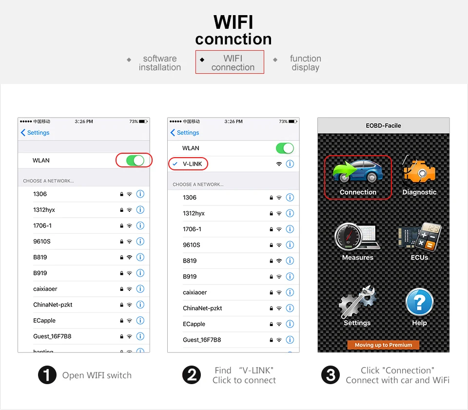 TOPDON 327 V1.5 чип PIC18F25K80 Супер Мини ELM327 OBD2 разъем OBDII EOBD ELM327 сканер Wi-Fi автоматическая проверка двигателя автомобиля