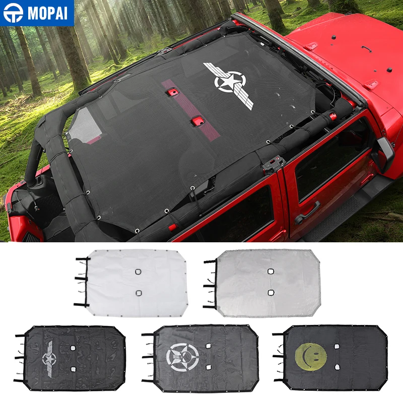 

Защитная сетка от солнца MOPAI 2/4 для Jeep Wrangler JK 2007-2017