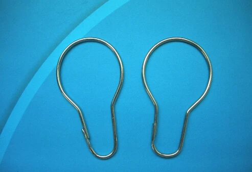 New Chrome Plated Shower Bath Bathroom Curtain Rings Clip Easy Glide Hooks Polished Finish Free Shipping | Дом и сад