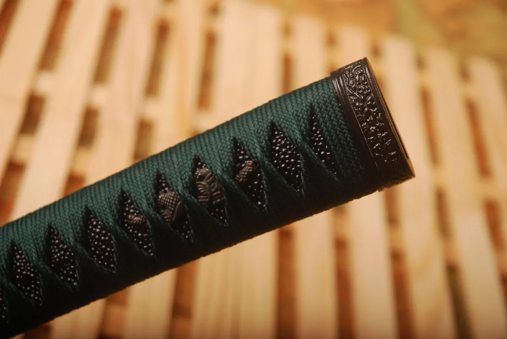 Специальный японский самурайский Катана ручка Tsuka тонкий меч подходит темно