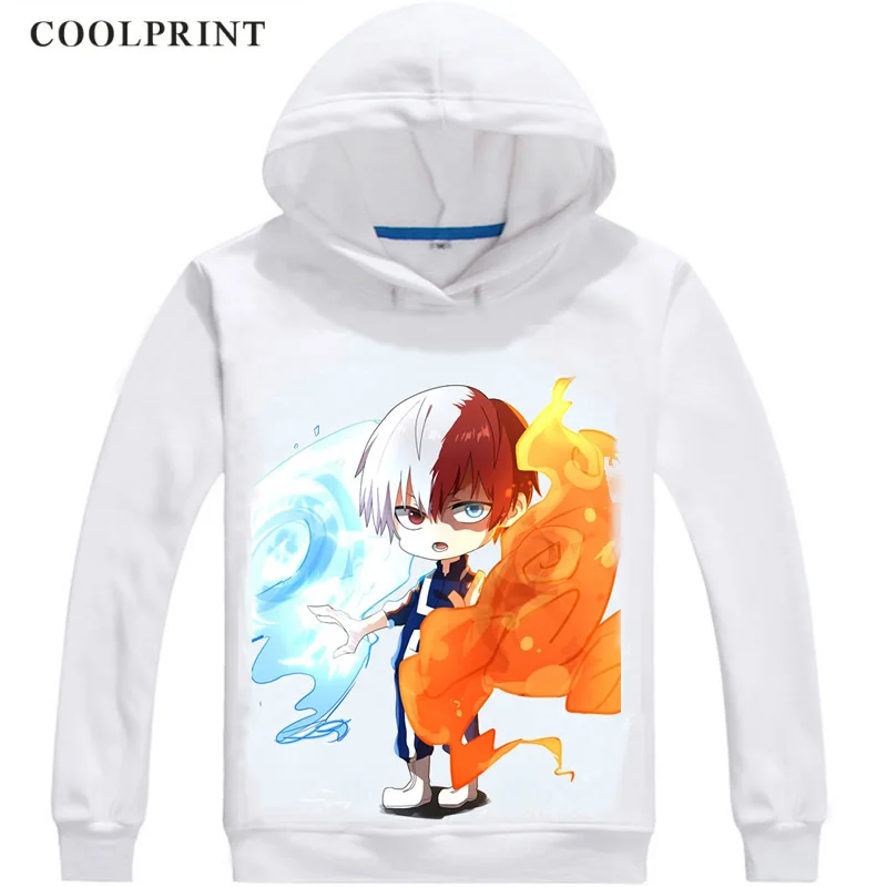 Толстовка Todoroki Shouto мужская с капюшоном худи боку моя геройская академия уличная