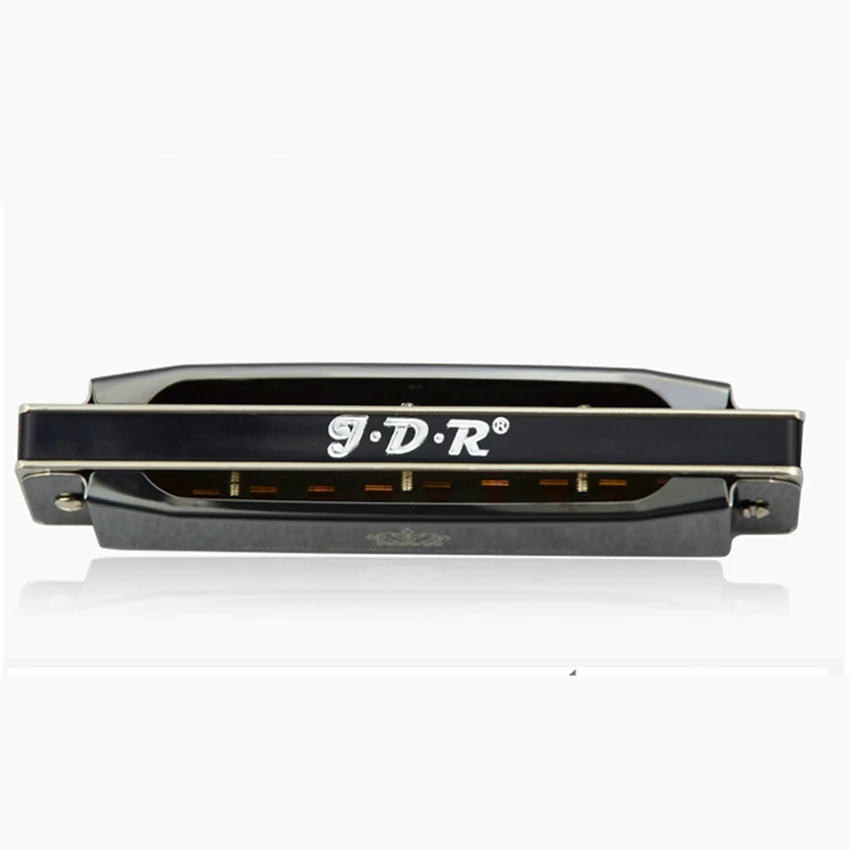JDR Diatonic губная гармоника 10 отверстий губная гармоника арфа профессиональный черный духовой инструмент рот орган C Ключ подарки для детей взрослых