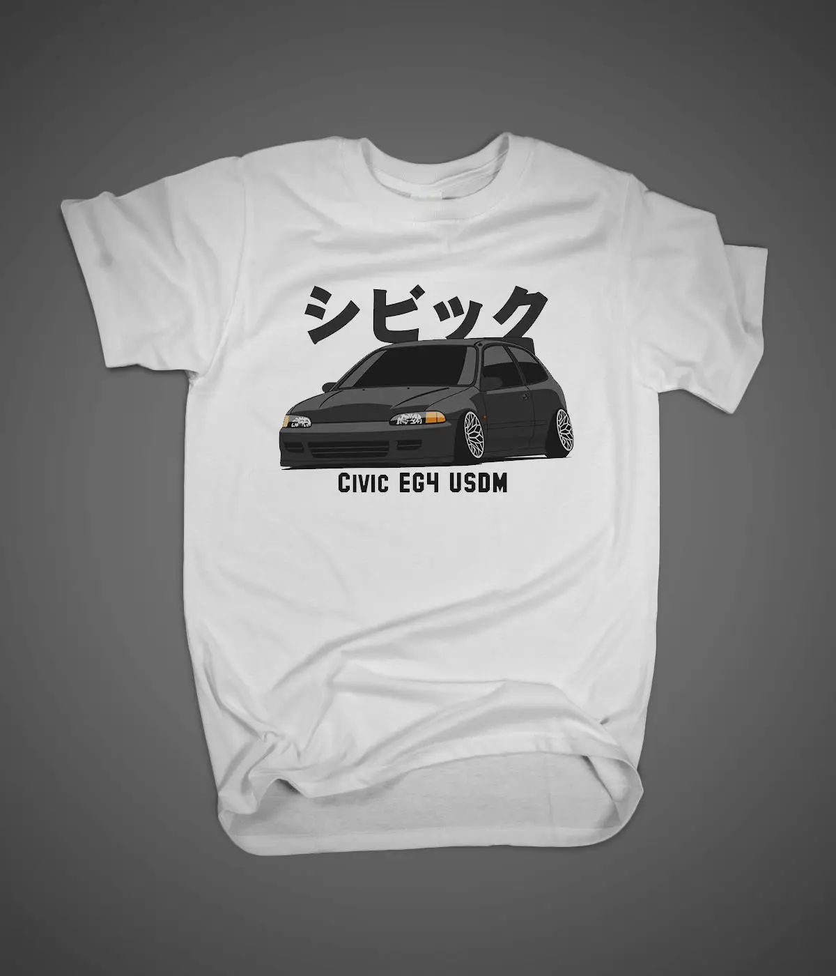 

2019 Newest Fashion NEW T-SHIRT Japanese Car CIVIC EG4 USDM O-Neck Hipster Tshirts