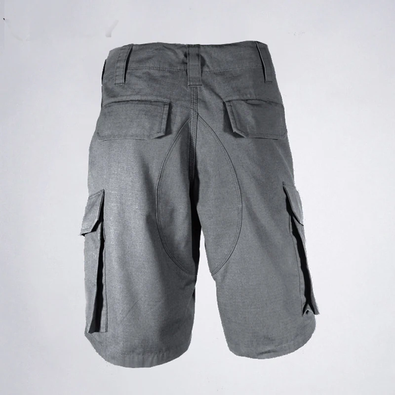 Летние мужские быстросохнущие большие свободные шорты с несколькими карманами