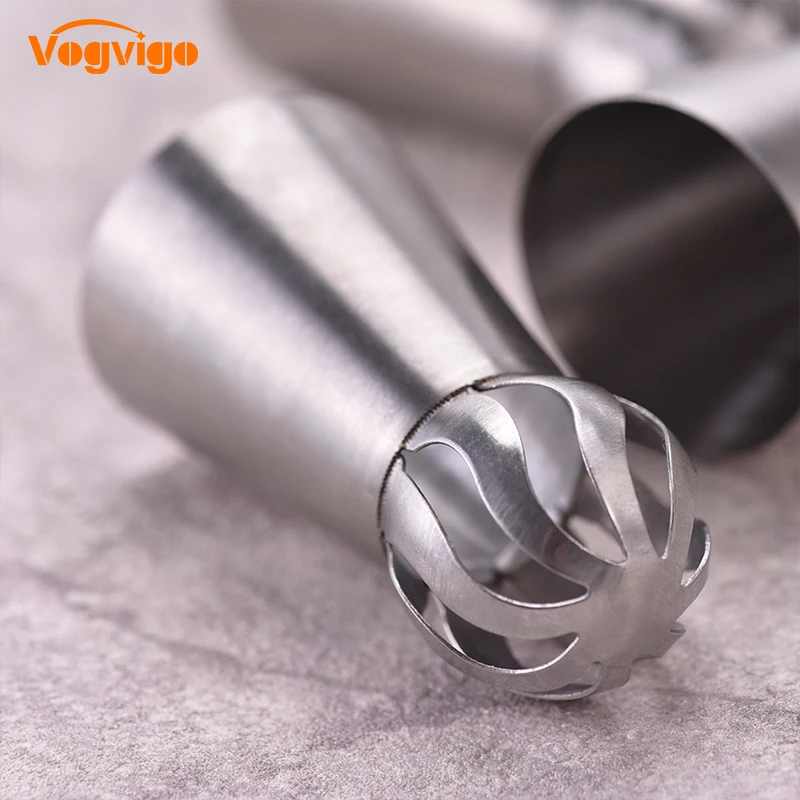 VOGVIGO русские шаровые насадки DIY наконечники из нержавеющей стали глазурь трубопровод насадка Сферический крем рот десерт декораторы Инструменты для выпечки