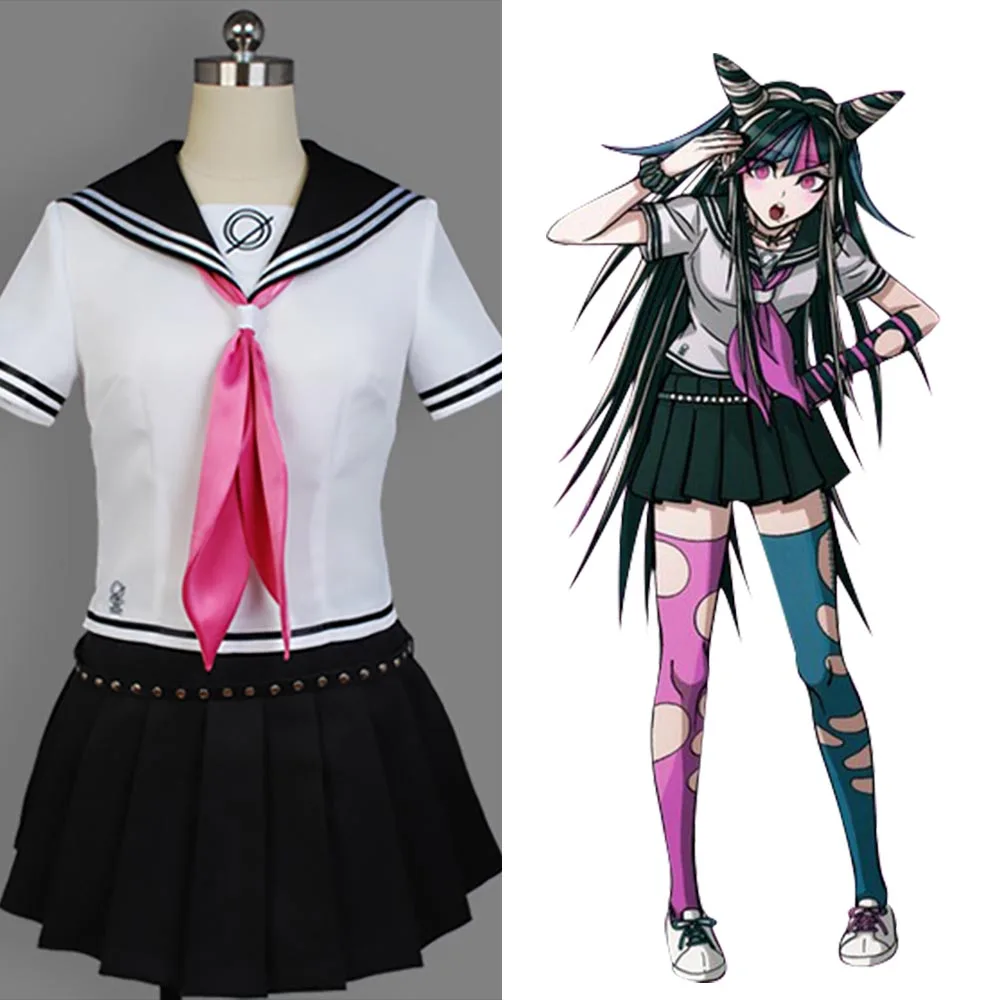 Супер dangronpa 2 Danganronpa Ибуки миода маскарадные костюмы костюм юбка Хэллоуин для