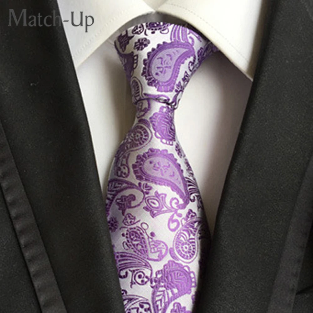 Новинка 2016 классический мужской галстук из полиэстера с узором пейсли в виде