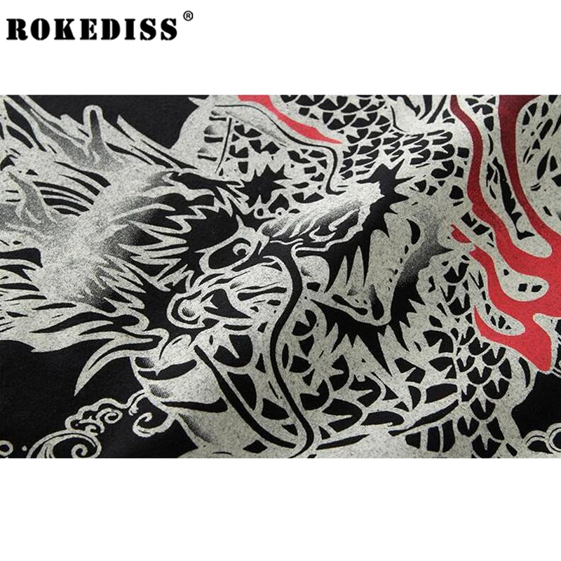 Новейший Китайский стиль С Длинным рукавом мужская Футболка Стильный Tide Бренд