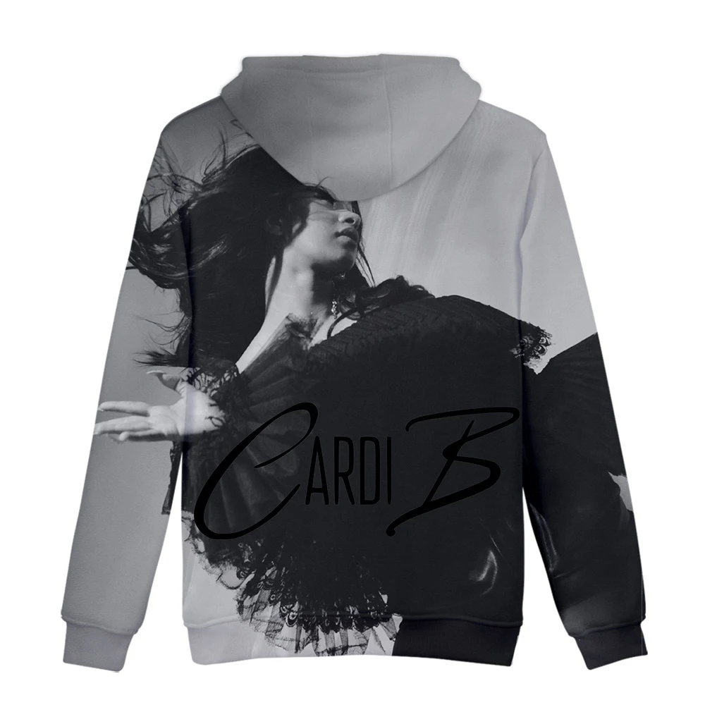 Толстовка rapper Cardi B 3D Толстовка Женская толстовка с принтом утонченность Cardi B Толстовка Мужская Хип-Хоп Harajuku Толстовка XXS-4XL