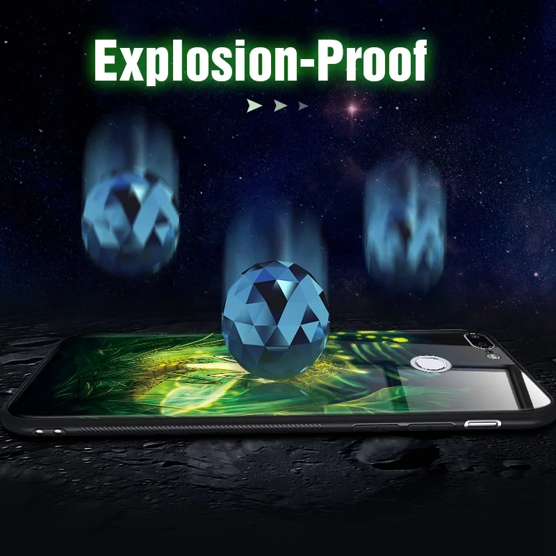 Стеклянный чехол TOMKAS для huawei P10 P20 Lite mate 20 10 Lite P, умный силиконовый чехол для Honor 8X9 Lite 10 Play, чехол для телефона s NOVA 3