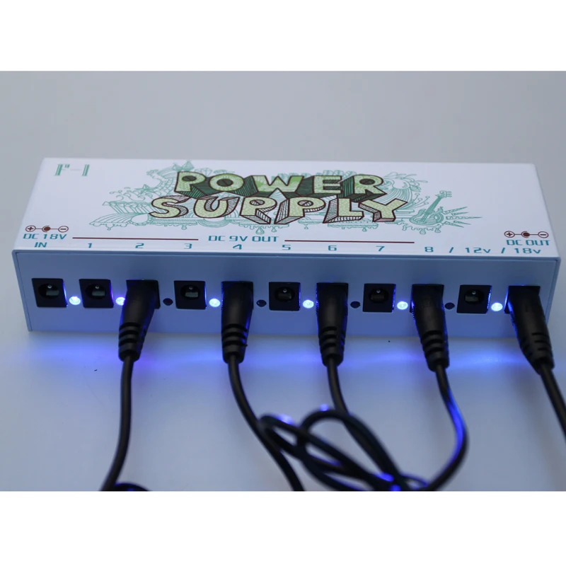 Наоми F 1 блок эффектов для гитары питания DC 9V 12V 18 V AU разъем эффекта новые