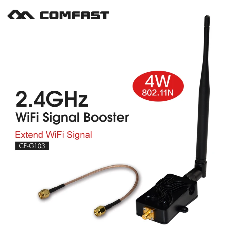 4 Вт 4000 МВт 802.11b/g/n Wi Fi Беспроводной усилитель маршрутизатор 2 ГГц сигнала WLAN Bluetooth с