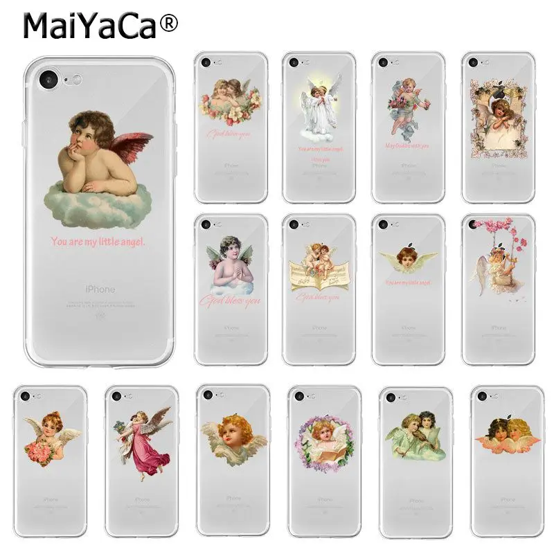 MaiYaCa винтажный мягкий чехол для телефона из ТПУ с изображением цветов и масляной