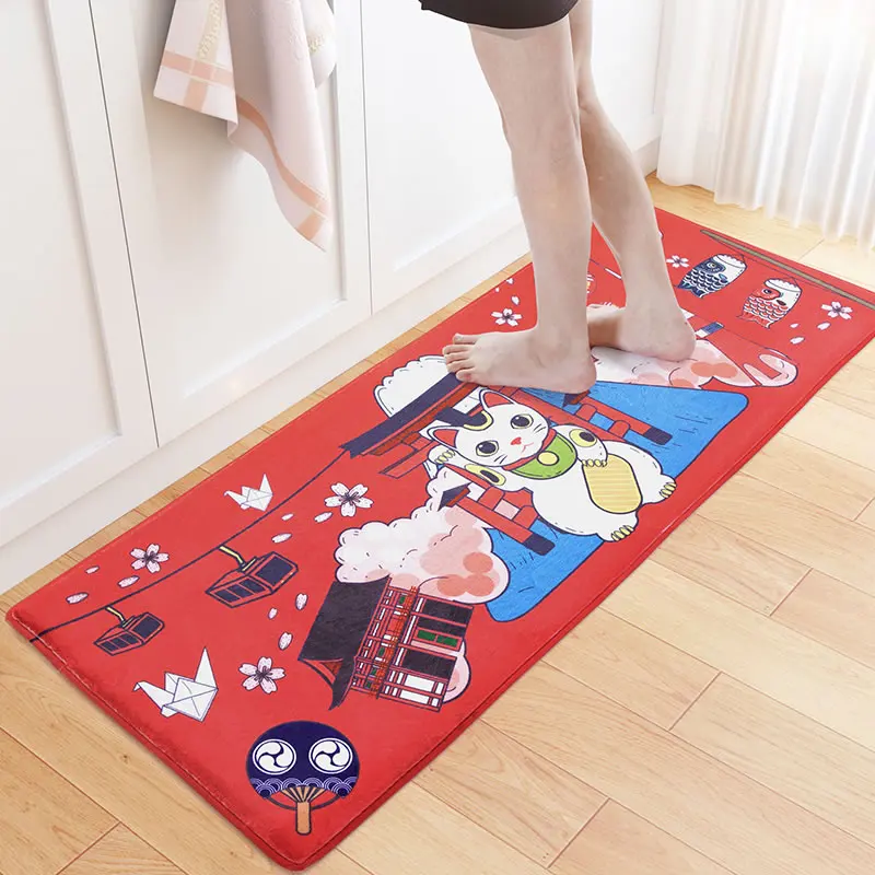 Кухонный коврик Lucky Cat 3 размера один набор домашний вход/Коврик для прихожей