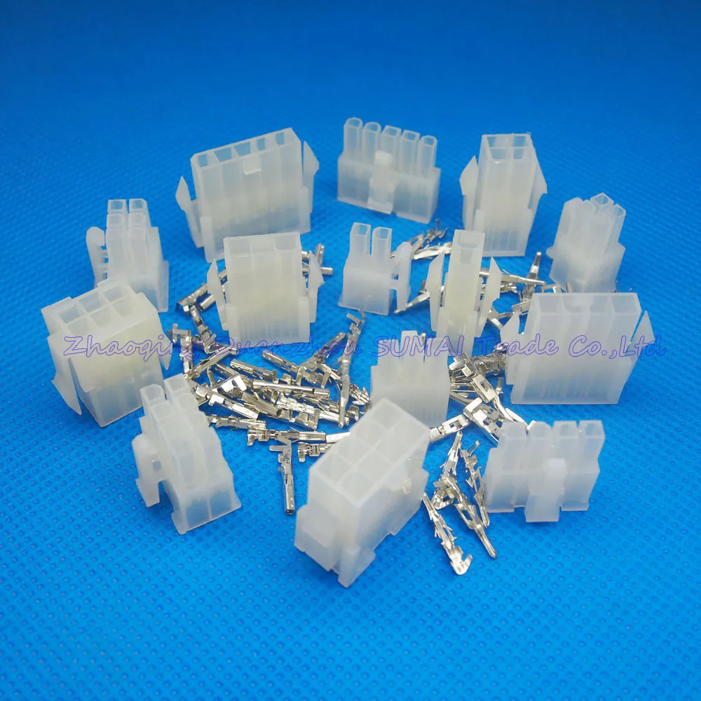 2Pin + 3Pin 1 * 4Pin 2 5Pin 6Pin 8Pin 4 мм 5557 &amp 5559 комплекты штепсельных вилок для