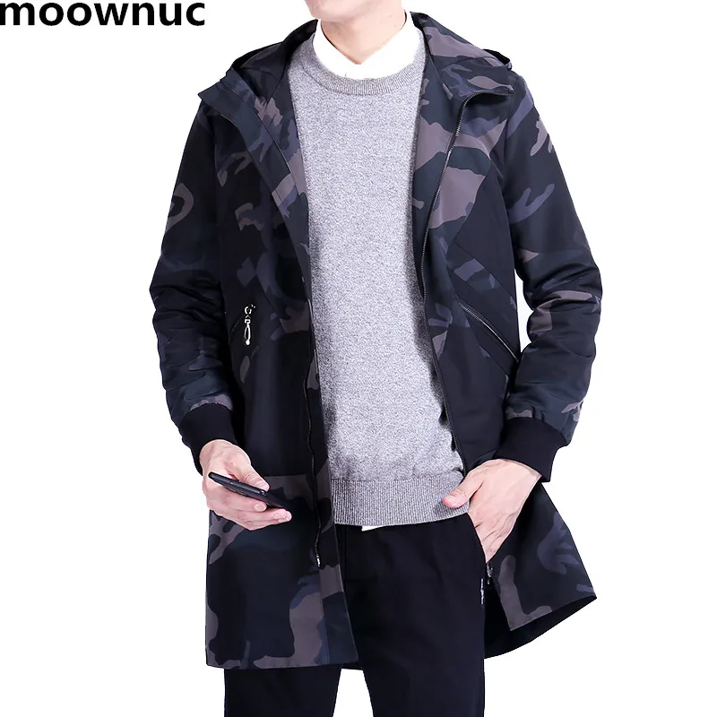 

2018 новый осенний мужской Тренч куртка мужская повседневная ветровка пальто камуфляжные ветровки для высоких мужчин плюс размер M-5XL 6XL