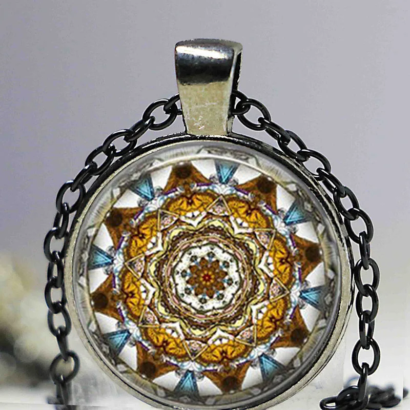Collares 2017 Fashion Mandala Necklace Pendant for Women Vintage Yoga Collier Choker Jewelry Bijoux Colar Feminino | Украшения и