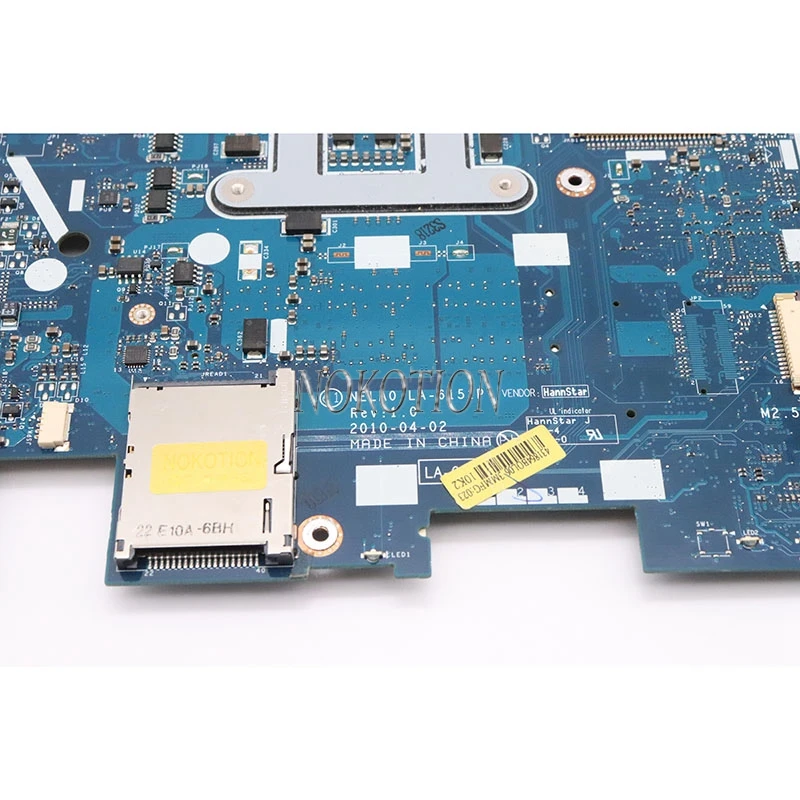 NOKOTION LA-6151P материнская плата для шлюза ID49C MBWQ502001 MB.WQ502.001 основная ноутбука HM55 GMA DDR3 -