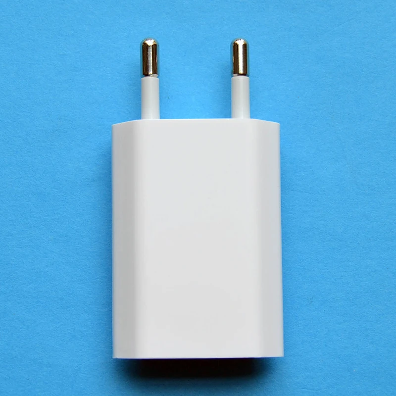1 шт., универсальное Европейское USB зарядное устройство для путешествий с европейской вилкой, адаптер питания для MP3 MP4 samsung huawei