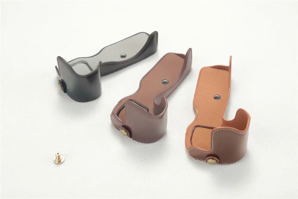 Camera Bag Case For Canon EOSR R PU Leather Half Body Set Cover With Battery Opening | Электроника