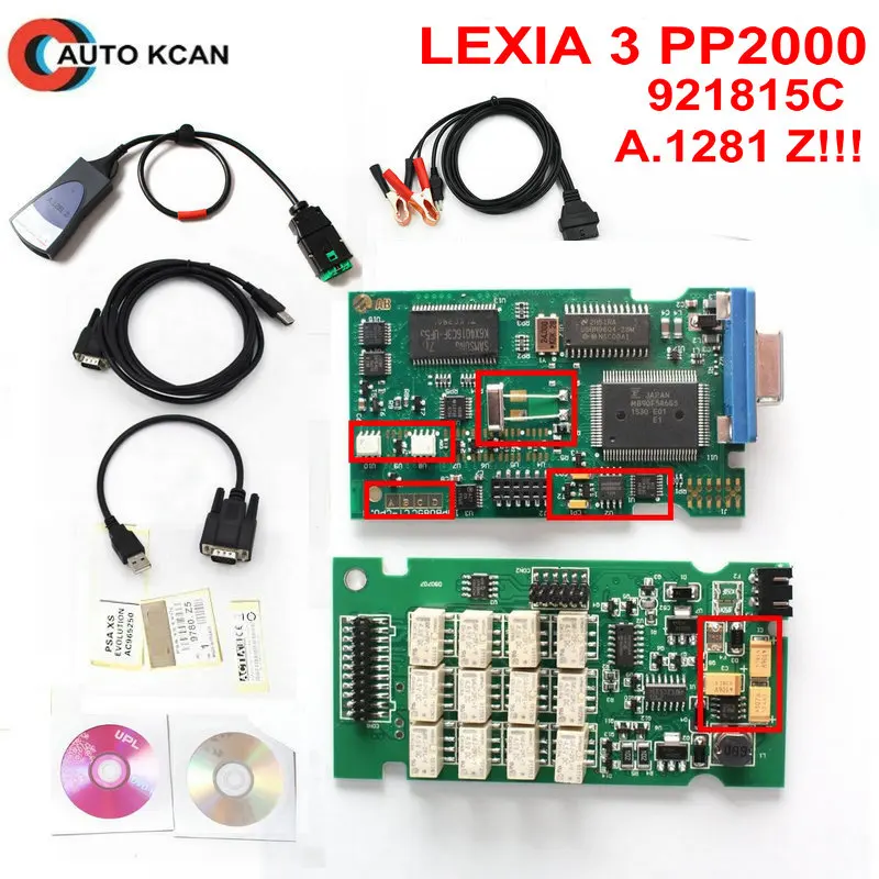 Наклейки 1281.Z! Прошивка 921815C Lexia3 PP2000 V48/V25 Lexia 3 Diagbox 7 83 для C itroen диагностического