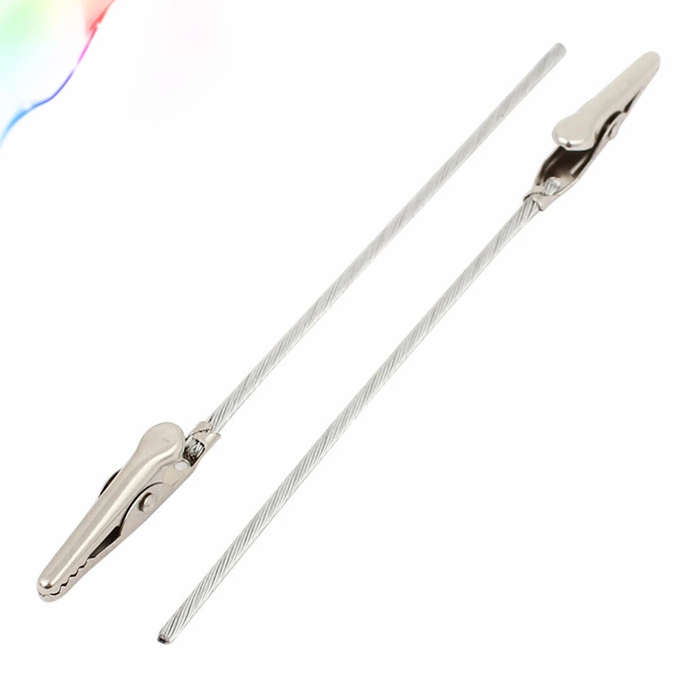 Неизолированные электрические тестовые зажимы крокодил металла 4 7 дюйма длиной