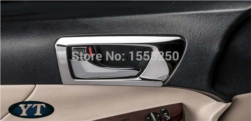 Авто Дверь внутренняя чаша наклейка Интерьер Литье для Toyota Camry 2012-,4 шт./лот, автомобильные аксессуары