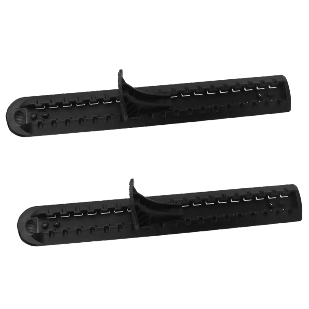 Морской 2 шт. черный нейлон каяк каноэ ножной фиксатор педали Аксессуары для