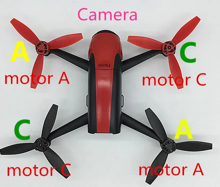 Дрон Parrot Bebop 2 0 4 RC Квадрокоптер запасные части оригинальный двигатель CW CCW|cw ccw