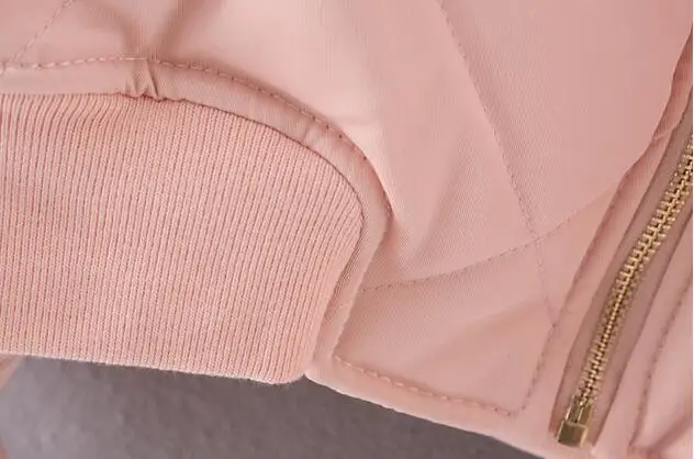 Новая мода 2018 Осень Зима куртка бомбер женский стеганый жакет в стиле кэжуал