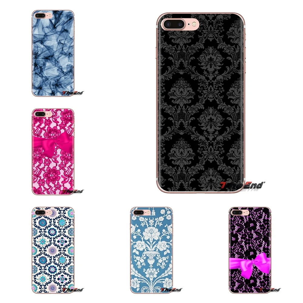 Ретро винтажный чехол Damask Flower для HTC One U11 U12 X9 M7 M8 A9 M9 M10 E9 Plus Desire 630 530 626 628 816 820 830 из силикона.