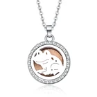 Медальоны для ароматерапии Cute frog, эфирные масла, открытый стиль, аромат медальона, диффузор, духи, подвеска, ожерелье, мужские и женские ювелирные изделия