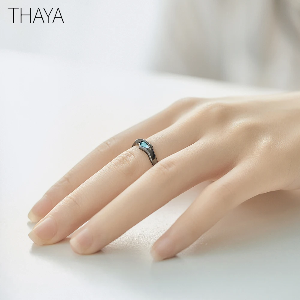 Thaya оригинальный дизайн Спящая красавица кольца S925 серебро ручной работы