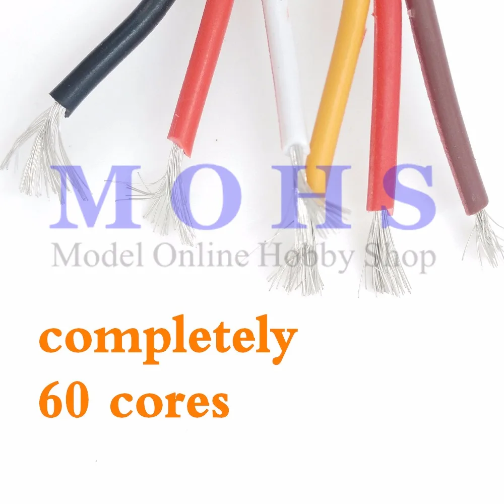 10 шт. B/R/O B/R/W 60 ядер позолоченный витой Удлинительный кабель с сервоприводом