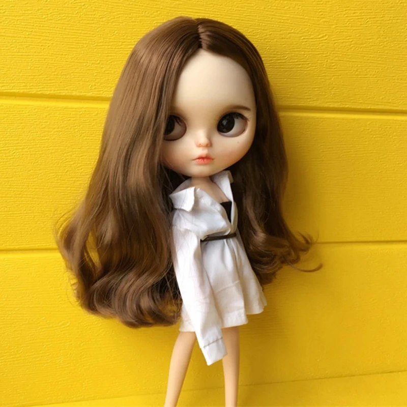 1 шт. Повседневная Длинная белая рубашка в стиле бойфренда для кукол Blyth Azone Licca Ob24