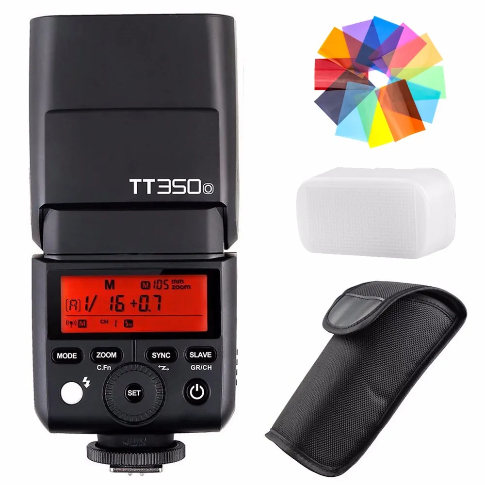 Вспышка Godox TT350O 2 4G HSS 1/8000s TTL GN36 для камеры Olympus / Panasonic беззеркальная Цифровая